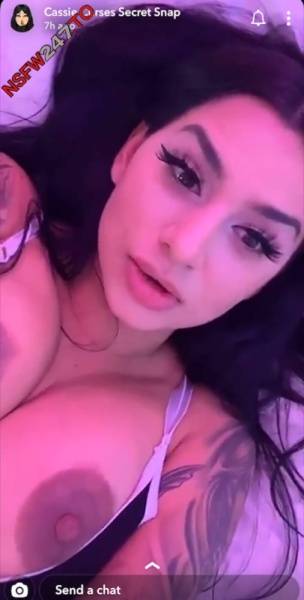 Cassie Curses big boobs & pussy tease snapchat premium xxx porn videos on girlsfollowers.com