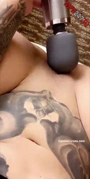 Cassie Curses Hitachi masturbating on the floor snapchat premium xxx porn videos on girlsfollowers.com