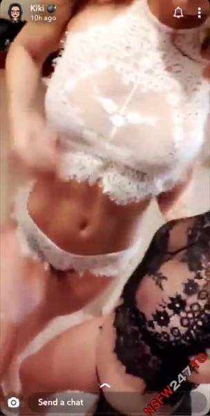 Danika Mori with friend tease snapchat premium xxx porn videos on girlsfollowers.com