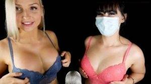 ASMR Network Bra Scratching with Masked ASMR Video on girlsfollowers.com