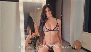 Marta Maria Santos Nude White Thong Teasing Video Leaked on girlsfollowers.com