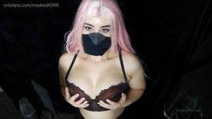 Masked ASMR Val Day Try on Haul on girlsfollowers.com