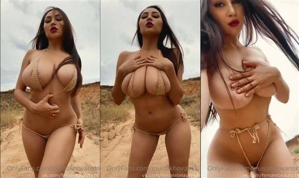 Louisa Khovanski Nude Outdoor Teasing Video on girlsfollowers.com