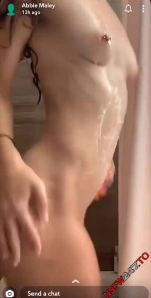 Abbie Maley shower time snapchat premium xxx porn videos on girlsfollowers.com