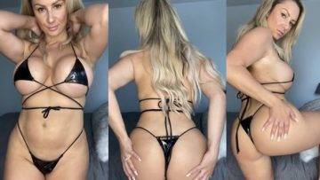 Swedish Bella Nude Black Bikini Tease Video Leaked - Sweden on girlsfollowers.com