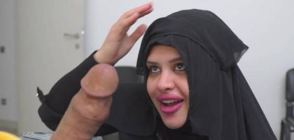 This Muslim woman is SHOCKED !!! I take out my cock in Hospital waiting room. on girlsfollowers.com